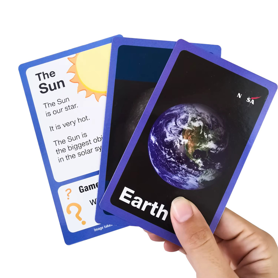 Sonnensystem Star Learning Flashcard Space Trading Card, Weltraum, Pappe / Karton, Bunt / Mehrfarbig - Bild 5