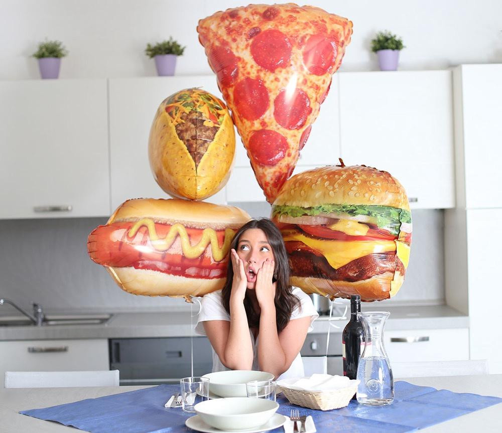 Grabo Folienballon Pizza in Multicolor, Durchmesser: 86 cm - Bild 2