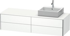 Duravit Waschtischunterschrank XSquare in Weiß mit 4 Schubladen, B/H/T: 160 x 40 x 54,8 cm - Bild 1