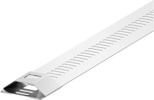 OBO Bettermann MBS 100 Bandschelle aus Stahl in Natur, 25 Stück, Breite: 12 mm, Länge: 1000 mm - Bild 1