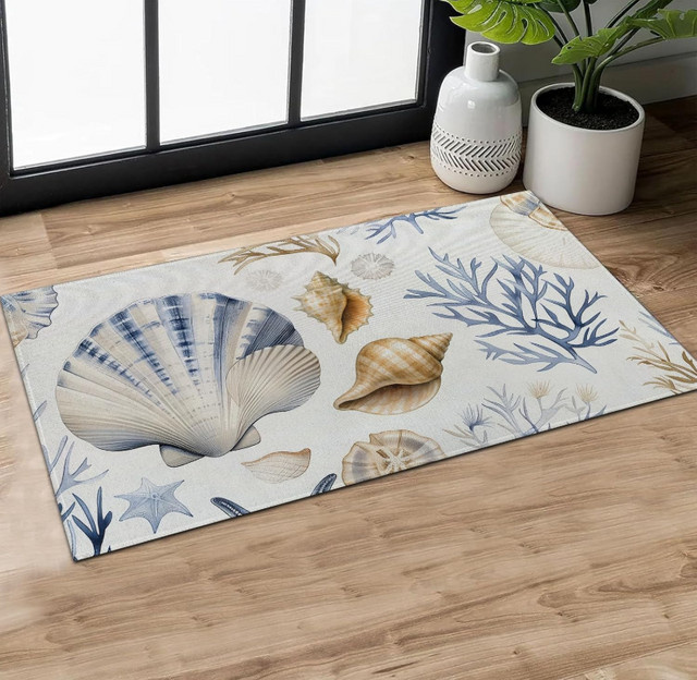 Tianluo Rutschfester Teppich mit Tiermotiv in Mehrfarbig für Wohnzimmer, Küche, Schlafzimmer und Flur - Bild 1