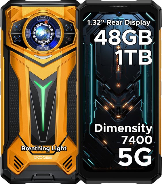 DOOGEE S200 Ultra 5G Outdoor-Smartphone mit 48GB RAM, 1TB Speicher, 6,72 Zoll 120Hz Display, 11000mAh Akku, 66W Ladung, NFC und Dimensity 7400, Android 15 - Bild 1