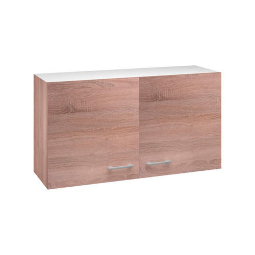 Flex-Well Küchen-Oberschrank Samoa in Weiß und Eiche, B/H/T: 100 x 55 x 32 cm - Bild 2