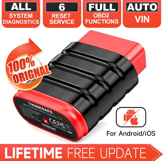 THINKCAR ThinkSafe OBD2-Scanner Thinkdiag mini professionelles Kfz-Diagnosesystem mit 5 Reset-Funktionen und OBD2-Codeleser - Bild 1