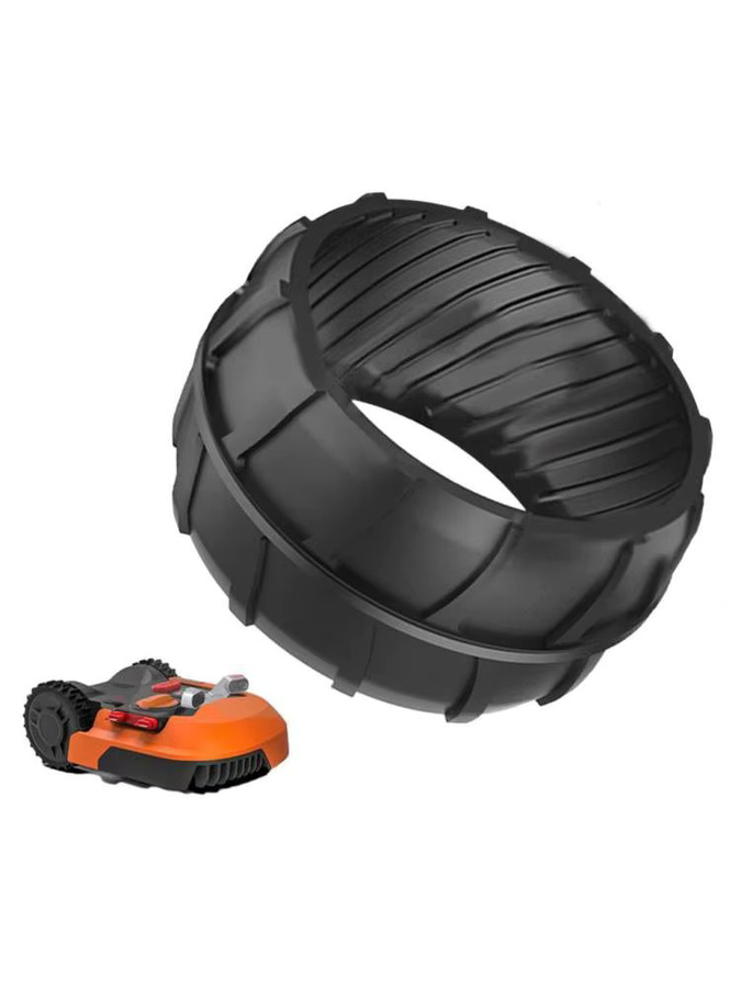 Worx Radschutz XL Vorderrad-Profilabdeckung in Schwarz für Roboter-Rasenmäher M500 M700 S300 M1000 - Bild 6