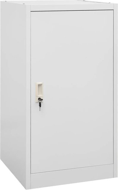 Sattelschrank VD Home Furnishing in Hellgrau aus Stahl, B/T/H: 53 x 53 x 105 cm - Bild 1