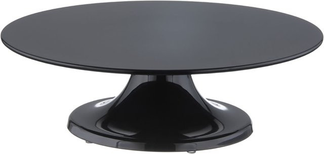 Schneider Tortenplatte aus Melamin in Schwarz, Höhe: 10 cm, Durchmesser: 32 cm - Bild 1