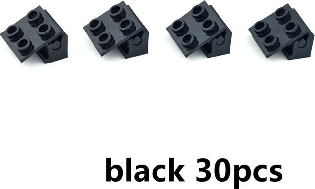 30-teiliges Set MOC Bausteine Wechselverschluss 1x2 Scharnierplatte - Bild 1
