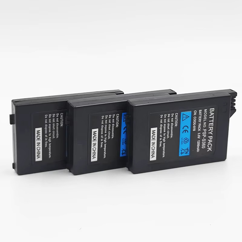 Sony Wiederaufladbarer Lithium-Ionen-Akku für PSP2000 PSP3000 PSP-S110 Konsolen und Gamepads, 1200mAh, 3,6 V, Schwarz - Bild 4