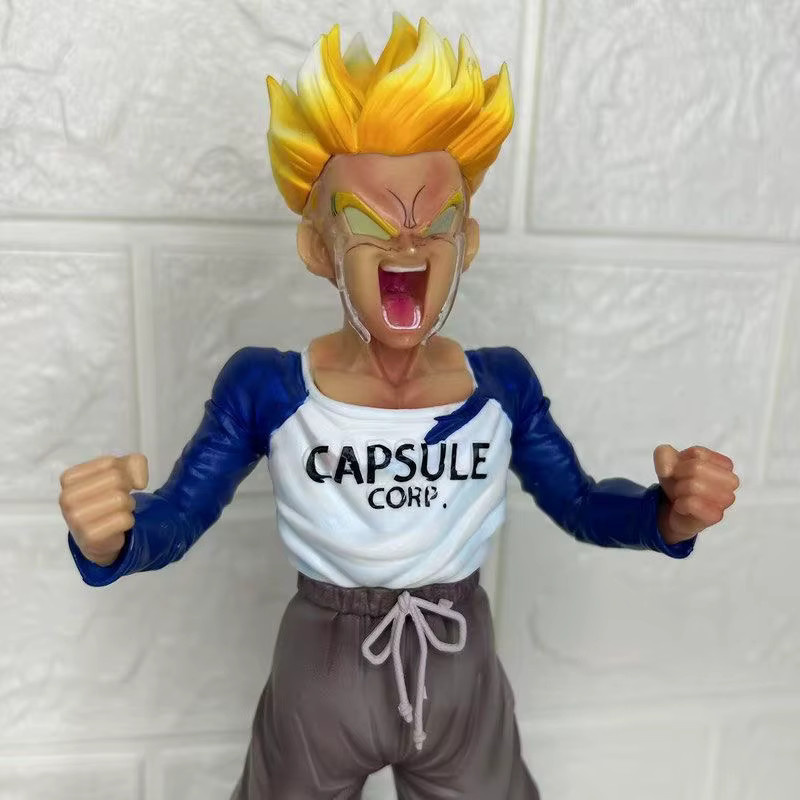 Bandai Dragon Ball Z Trunks Super Saiyan Figur, mit austauschbarem Kopf - Bild 3