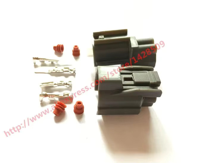 Sumitomo 2-Pin Stecker-Buchse Heckklappenverriegelungsmotor-Hornstecker Auto-Steckverbinder in Grau für BYD Buick Honda City 6181-0070 6189-0129 - Bild 2