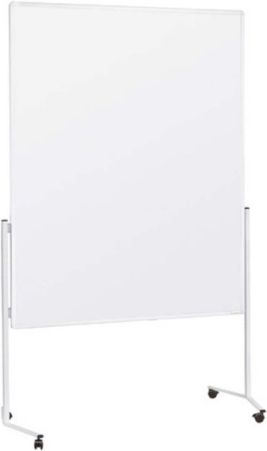 Magnetoplan Mobile Moderationstafel Whiteboard mit weißem Rahmen, B: 120 cm, H: 150 cm - Bild 1