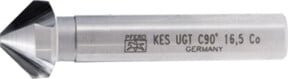 PFERD Kegel- und Entgratsenker HSSE Co5 90 Grad Ø 16,5 mm Schaft-Ø 10 mm DIN 335 C in Silber - Bild 1