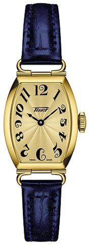 Tissot Armbanduhr, Quarz, Gold, Leder, Damen, beige - Bild 1