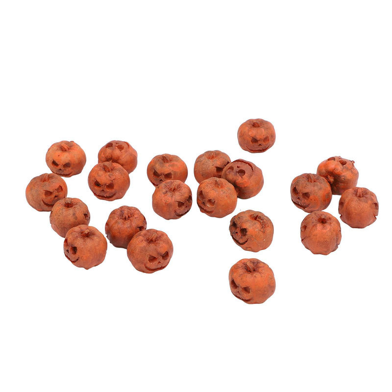 20 Stück Miniatur Kürbis-Figuren aus Kunstharz in Orange von OutsideWorld für Halloween und Herbst Dekorationen - Bild 5