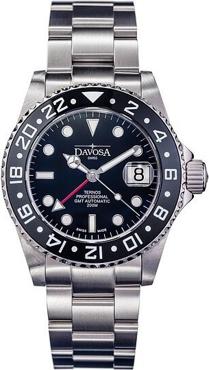 Davosa Armbanduhr Ternos Professional GMT, Automatik, Edelstahl, 42 mm, Herren - Bild 1