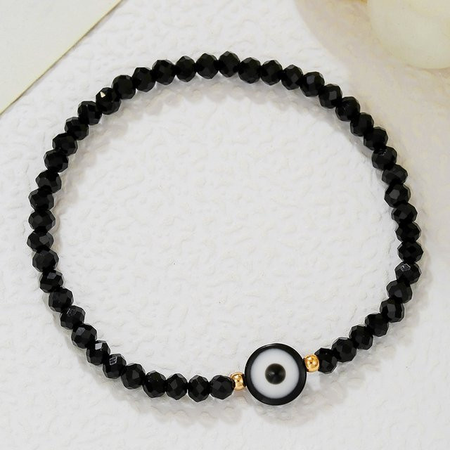 Schliffkristallarmband Evil Eye, personalisiertes Paararmband - Bild 1