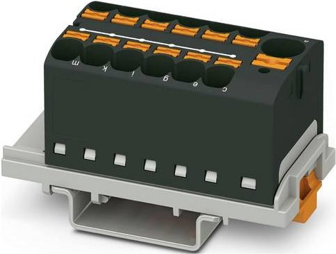 Phoenix Contact Verteilerblock Schwarz 8 Stück - Bild 1