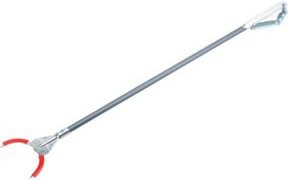 Flora Greifboy Greifhilfe aus Metall mit offenen Spitzen, Silber, Höhe: 90 cm - Bild 1