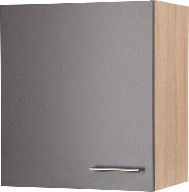 Respekta Küchen-Oberschrank Merle grau mit Soft-Close-Türen, B/H/T: 50 x 56,1 x 34,6 cm - Bild 4