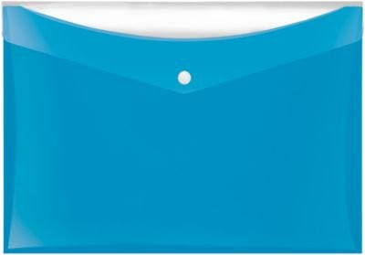 Veloflex VELOCOLOR Dokumententasche DIN A4 aus Kunststoff, Blau, 6 Stück - Bild 1