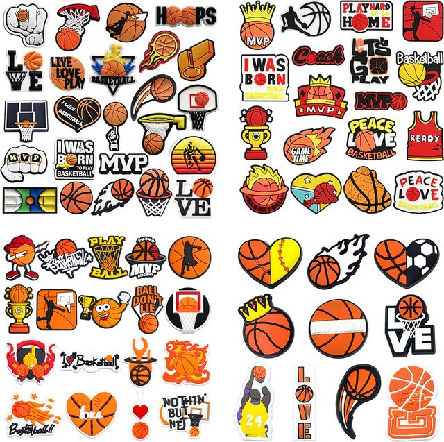 Basketball-Serie Schuh-Charms, Kinder, PVC - Bild 1