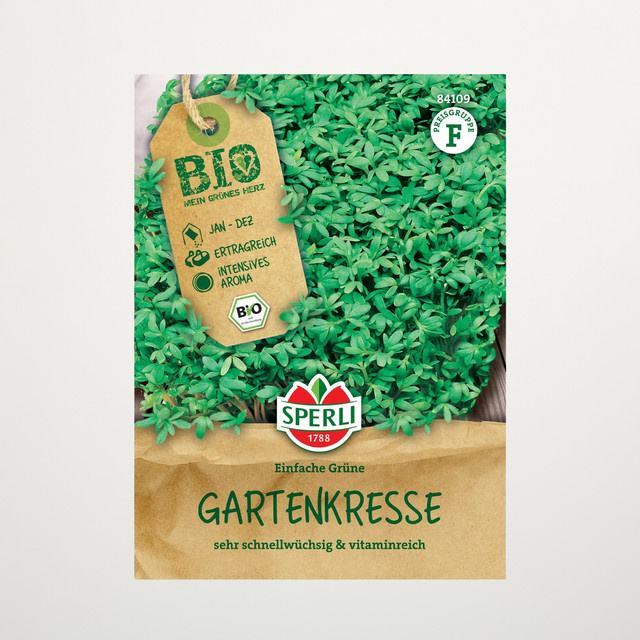 Sperli Gartenkresse Einfache Grüne Bio Samen - Bild 1