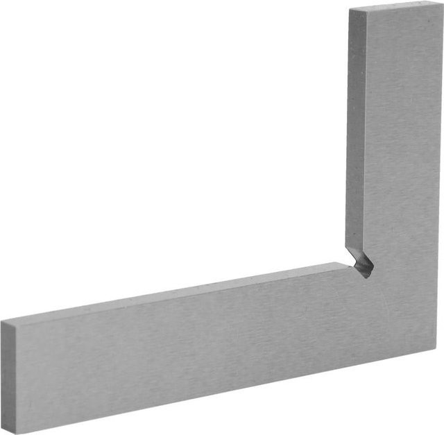 Fishine Flachkantwinkel Winkelmesser mit 2 Genauigkeitsstufen in Silber aus Stahl, Breite: 10 cm, Höhe: 7 cm - Bild 1