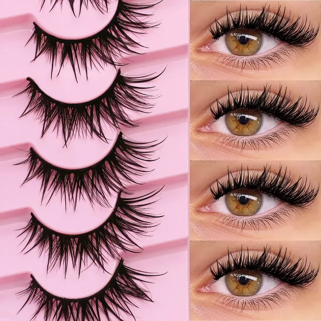 Veltrinay Manga Lashes Falsche Wimpern, natürlich - Bild 1