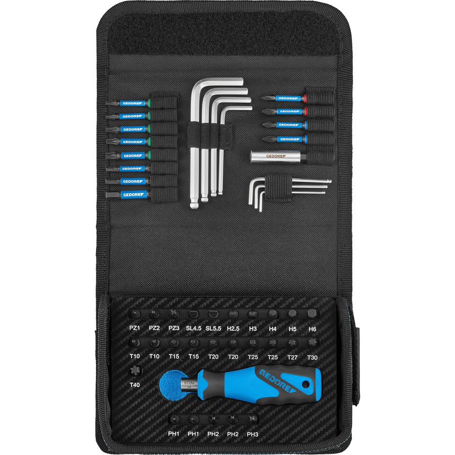 Gedore Bit-Kit 47-teiliger Bit-Satz mit Textiltasche - Bild 1