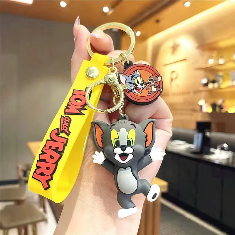 HUGKIS Tom und Jerry Schlüsselanhänger, Kawaii, Rucksack-Dekoration - Bild 2
