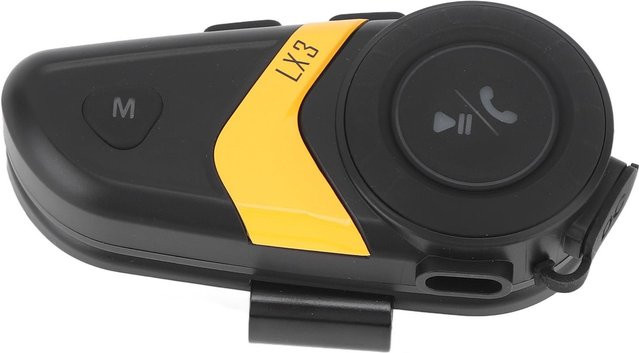VehicleKit Motorradhelm Headset in Schwarz mit IP67 Wasserdichtigkeit, DSP Geräuschunterdrückung und hervorragender Klangqualität - Bild 1