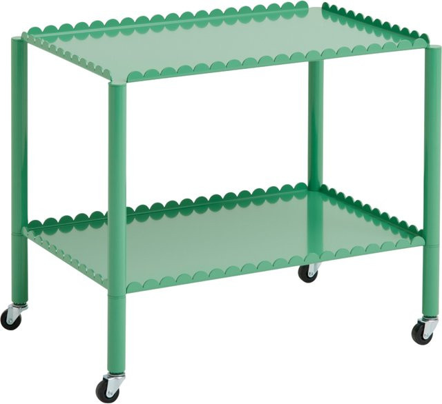 HAY Arcs Trolley Servierwagen aus Metall in Grün - Bild 1