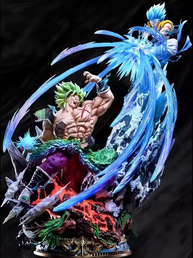Jt Studio Dragon Ball Broli Vs Goku Anime Figur aus Harz und PVC, Multicolor, B: 50 cm, T: 30 cm, H: 23 cm - Bild 4