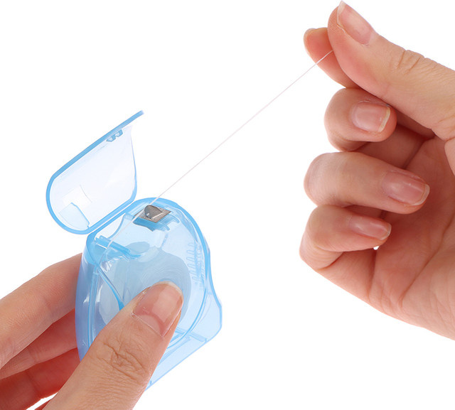 KuZHEN Mikro-Wachs-Zahnseide mit Pfefferminzgeschmack, Unisex, 50m - Bild 1
