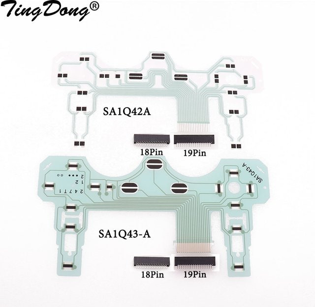 Sony PlayStation 2 PS2 Ersatzteil Flexkabel für Controller SA1Q42A SA1Q43-A Leitfähiger Film für Joystick und Band Platine - Bild 1