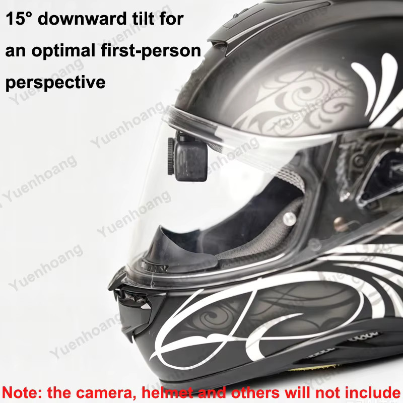 Magnetische Kamerahalterung für DJI Nano, 3D-gedrucktes Helm-Zubehör in Schwarz, kompatibel mit Shoei, Arai, AGV, Kabuto und Bell für POV-Aufnahmen - Bild 5