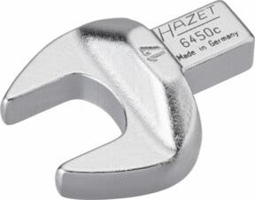 Hazet Einsteck-Maulschlüssel 6450C-17 mit 9 x 12 mm Einsteck-Vierkant und 17 mm Außen-Sechskant Profil in Silber - Bild 1