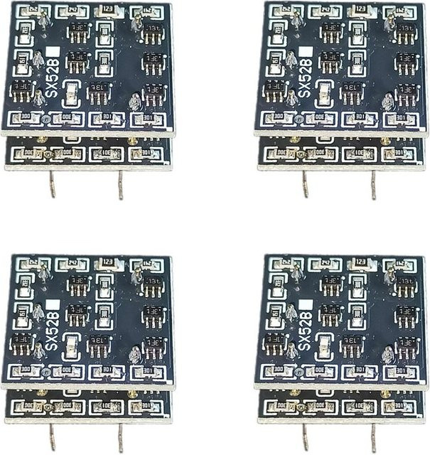 MiLESEEY B68C SX52B Dual-Operationsverstärker-Modul mit Opa1612-Chip für Audio-Vorverstärker, DAC und Kopfhörerverstärker, 4 Stück, Schwarz - Bild 1