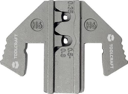 TOOLCRAFT PLE-0H6 Crimp-Einsätze Delphi Weather-Pack in Silber für die Zange TOOLCRAFT PZ-500 mit einem Quetschbereich von 0,35 bis 0,8 mm² - Bild 1