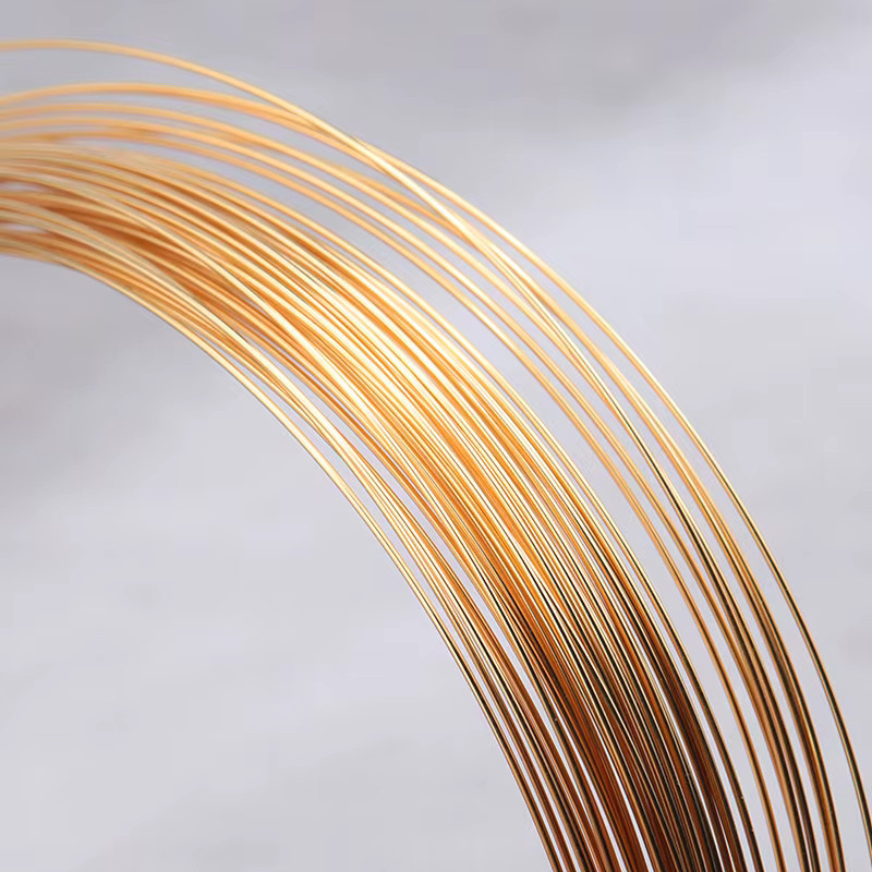 QIAO Perlendraht-Metallgarn, 14-karätig goldgefüllt, 1 m - Bild 2