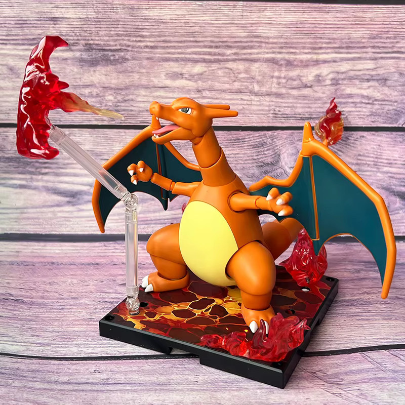 Pokemon Action Figuren Set mit Charizard, Ceruledge, Greninja und Meowscarada als Sammelmodell und Dekoration - Bild 3