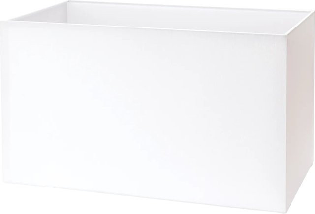 Orion Lightstyle Lampenschirm aus Stoff, rechteckig, Weiß, B: 40 cm, T: 22 cm, H: 23 cm - Bild 1