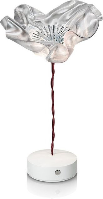 Slamp LaFleur LED-Tischleuchte mit Akku, dimmbar, transparent mit Kupferdetails, 2700K - Bild 1