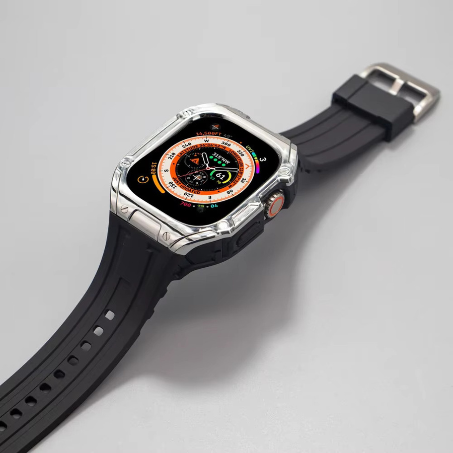 FancyWrist Modifikationsset für Apple Watch Ultra, TPU-Gehäuse, Sport-Gummiarmband, 49 mm, Kunststoff, Unisex - Bild 1