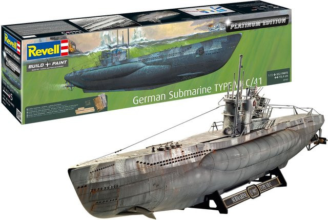 Revell German Submarine Type VII C-41 U-Boot Modellbausatz 1:72 - Bild 1