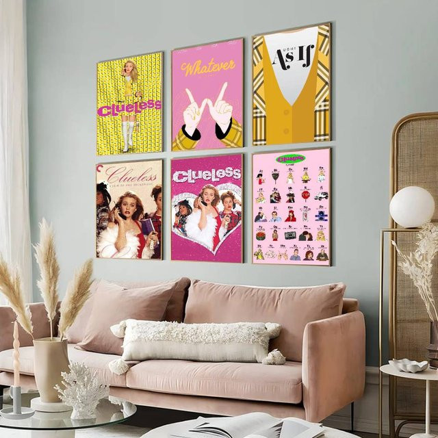 Selbstklebendes Clueless Film- und Anime-Poster in HD-Qualität als Retro Wandkunst für deine Kawaii Raumdekoration - Bild 1