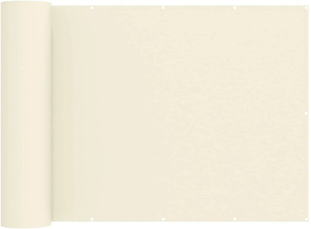 vidaXL Balkon Sichtschutz aus Polyester mit PU-Beschichtung in Beige, B/H: 400 x 200 cm - Bild 1