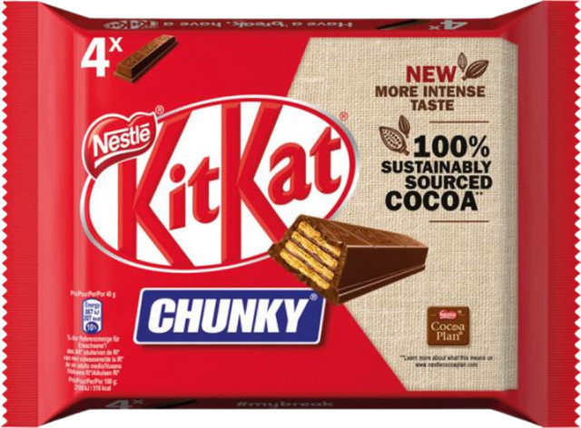 KitKat Chunky Classic Schokoriegel 4 x 40 g - Bild 1