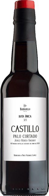 Castillo Palo Cortado Bota Unica, Sherry, Spanien, trocken, 21,5% Vol., 0,375 l - Bild 1